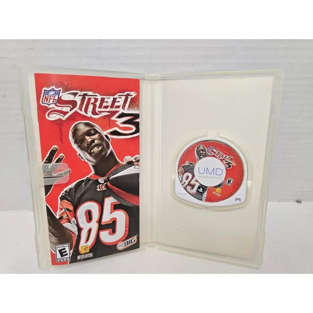NFL Street 3 PlayStation Portable PSP Complete CIB Manual Tested Works English